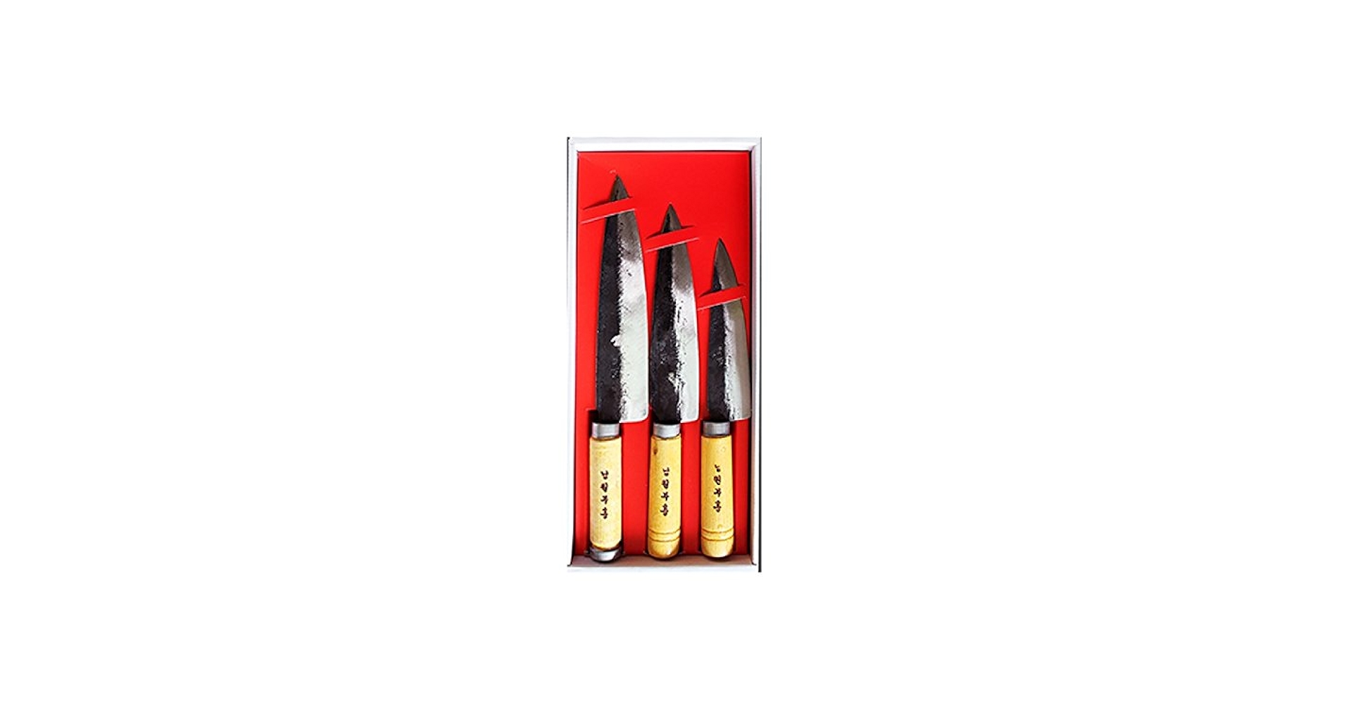 Buheung Rail Forged Cast Iron Kitchen Chef Knife Santoku Handmade